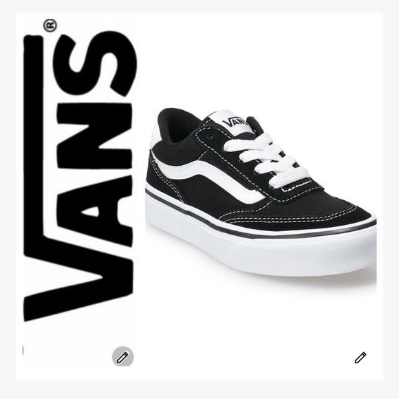 Vans Black and White Sneakers - Picture 1 of 11